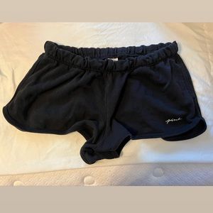 Victoria Secret Pink Varsity Sport Shorts size XL black